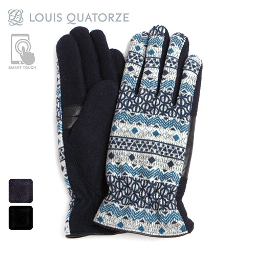 루이까또즈 시즌/장갑 여성 모 콤비장갑 ELQ260002B_이미지