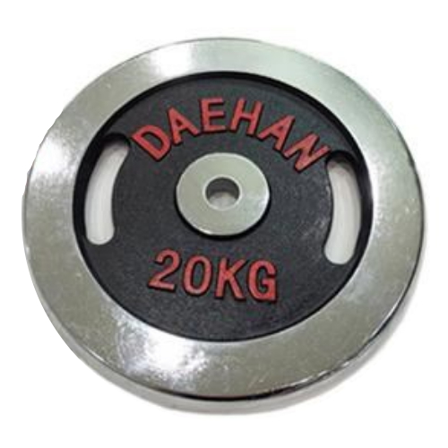 대한스포츠 3중 크롬도금 바벨 원판 (20kg, 1개)_이미지
