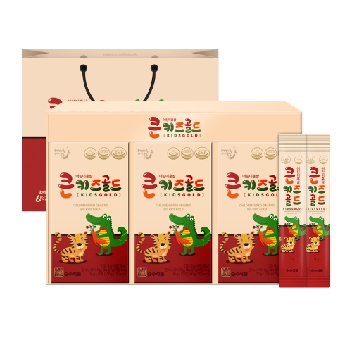 순수식품 어린이홍삼 큰키즈 골드 10g 30포