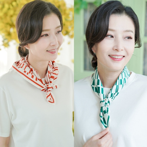 쉬즈마담 쉬즈마담 A41902 도시적 패턴 쁘띠 스카프 엄마옷