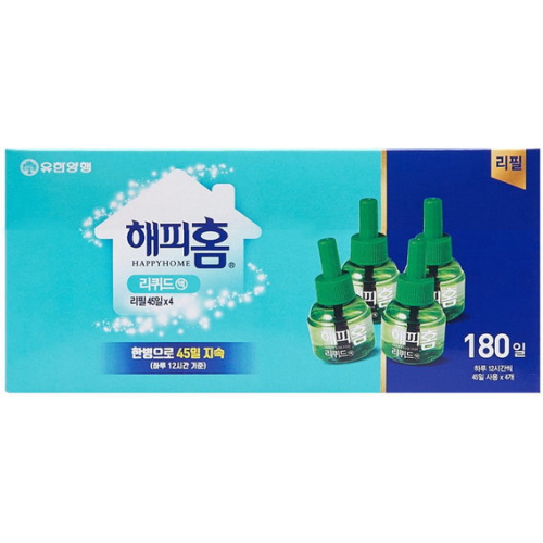 해피홈 리퀴드 리필 4입(180일분)
