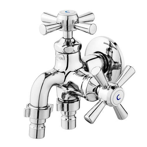 대림바스 1홀 2구 커플링 가로꼭지 DL-G4547