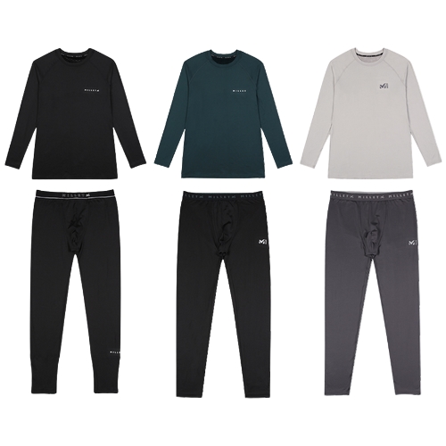 밀레(MILLET) 남성 23FW 엑스트라 웜웨어 상하의 세트 6종
