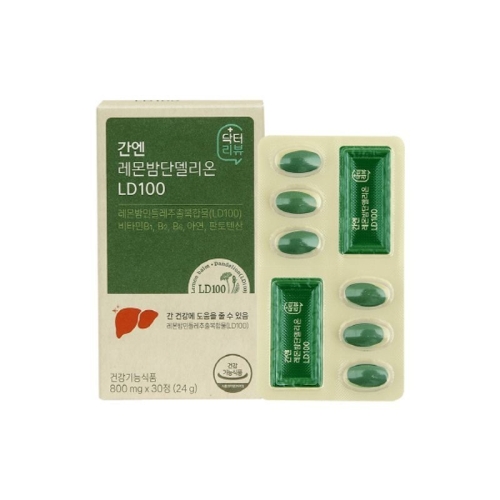 한국씨엔에스팜 닥터리뷰 간엔 레몬밤단델리온 LD100 800mg 30정 (1개)_이미지