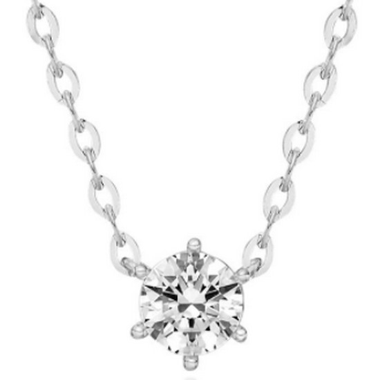 젬컴 다이아미 18K 데이지 GIA 3부 다이아 목걸이 DS0018N03