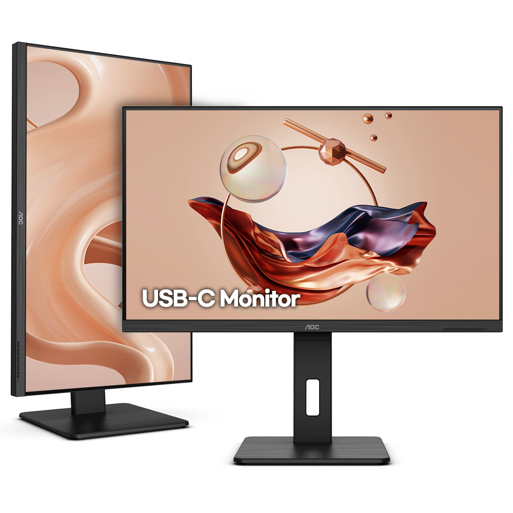 알파스캔 AOC U32P2C 4K UHD USB-C 프리싱크 높낮이 무결점