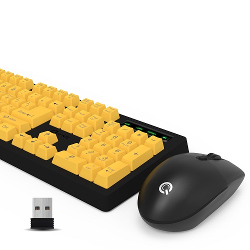 QSENN SEM-MK 큰글씨 무선 키보드 마우스 세트_이미지