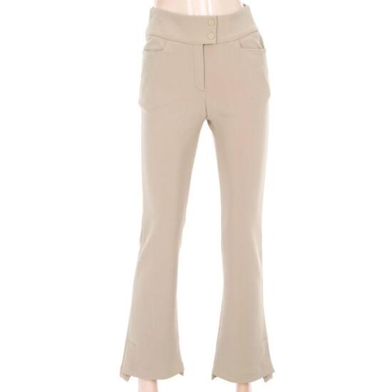 밑단 언발 트임 기모 팬츠 DN4LPA030