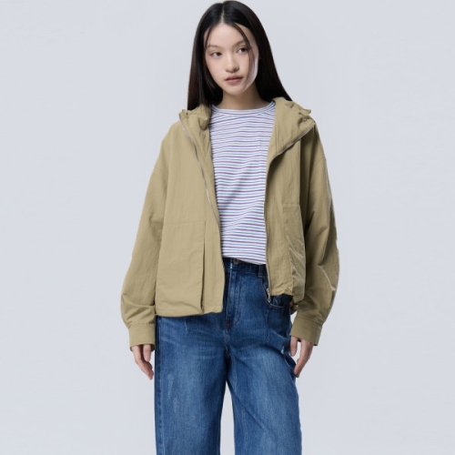 베네통 소매 레터링 프린트 점퍼 BAJPF6611