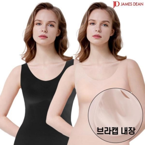 제임스딘 프리컷 모달 발열 브라캡 내장 런닝_JHWRA047_이미지