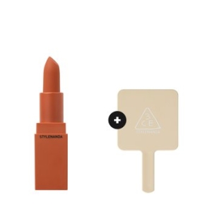 3CE MATTE LIP COLOR 매트 립 컬러 SIMPLE HAND MIRROR BEIGE 심플 핸드 미러_이미지