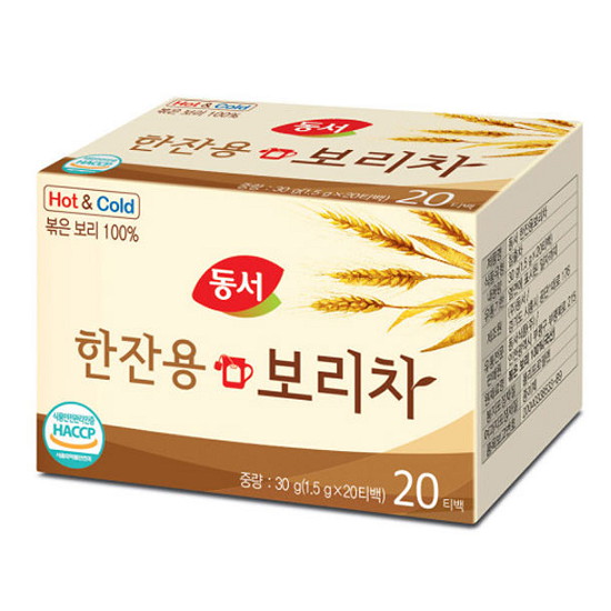 동서식품 한잔용 보리차 20T이미지입니다. 누르면 해당 게시물로 새창이동합니다.