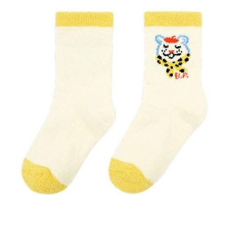 베베드피노 언더웨어 키즈 크림 베어 슬리핑 삭스_BU53AC302_이미지