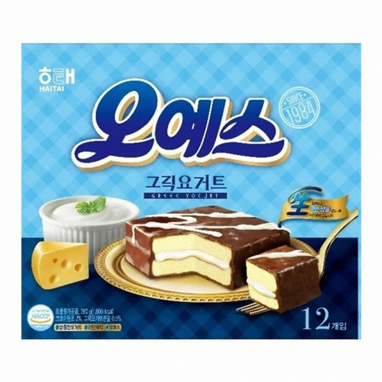 해태제과 오예스 그릭요거트 12개입 360g (1개)
