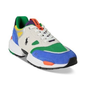폴로 맨즈 조거 레이스업 스니커즈 운동화 캐주얼 멀티 컬러블록 11086145