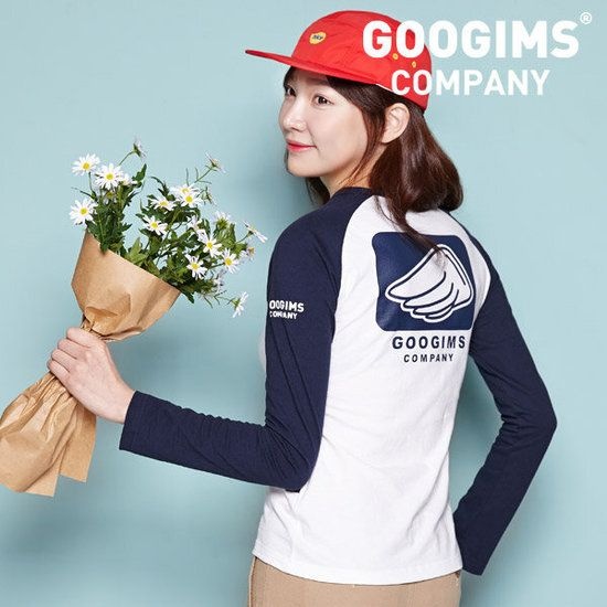 구김스 1130_ 배색 나그랑 긴팔티셔츠 3142278_이미지