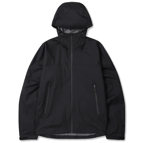 코오롱스포츠 에그라이트 후드 방수 재킷 JWJJM26273BLK