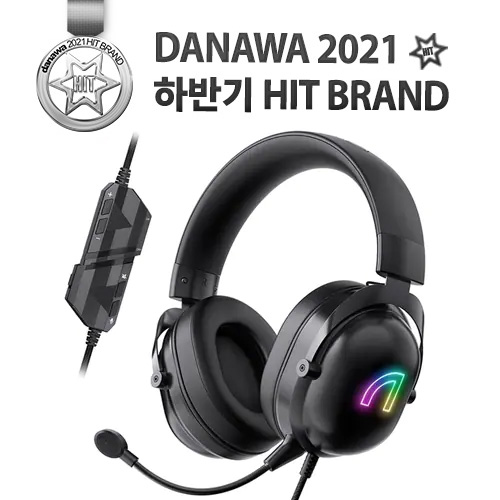 앱코 B772L 가상 7.1채널 RGB 게이밍 헤드셋