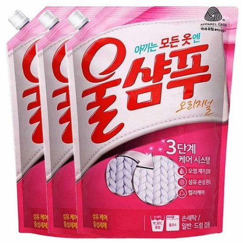 울샴푸 오리지널 리필 1.4L (3개)_이미지