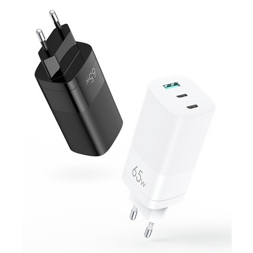 여우미 퓨어소닉 플랩슨 PD PPS 65W 3포트 GaN 충전기 GaN-001