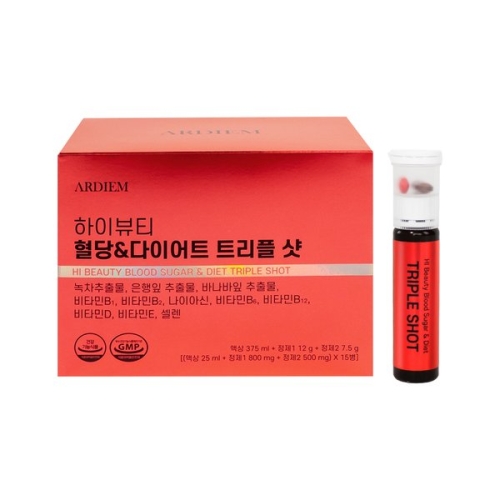 아르디엠 하이뷰티 혈당 & 다이어트 트리플샷 15병 (1개)