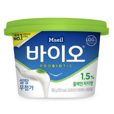 매일유업 매일바이오 플레인 저지방 450g (10개)_이미지