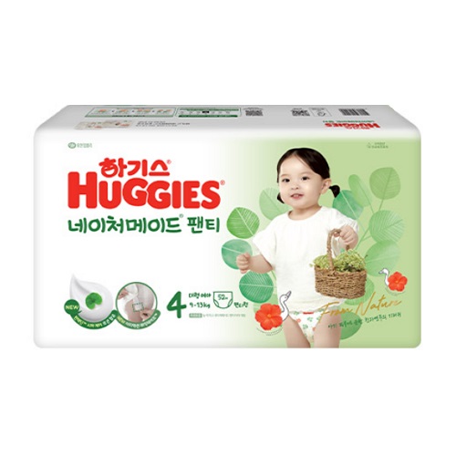 하기스 2024 네이처메이드 팬티형 4단계-여아용 (208매)_이미지