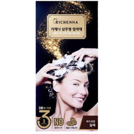 리체나 샴푸형 3분 염색제 (16개)_이미지
