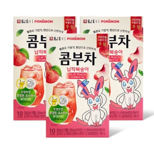 담터 콤부차 납작복숭아 10T 3개_이미지