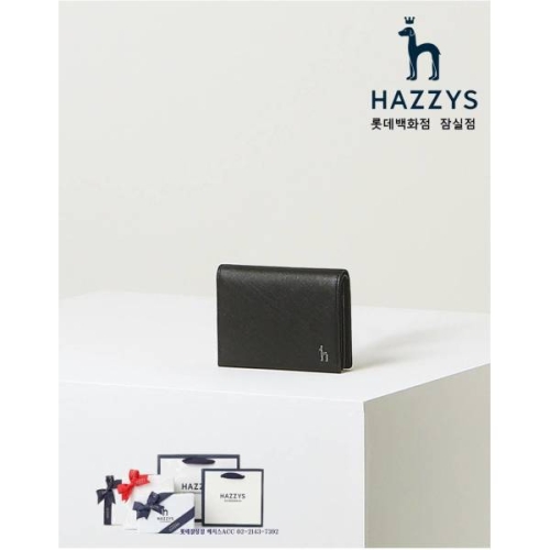 오늘도착 ACC 남성용 HJHO3F610BK_남성 블랙 퍼피장식 소가죽 명함지갑