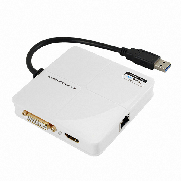 이지넷유비쿼터스 넥스트 NEXT-DL303U3D USB 3.0 to DVI/HDMI 듀얼 디스플레이 어댑터_이미지
