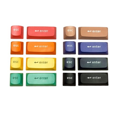 OSA 더블샷 PBT 키보드 교체용 커스텀 포인트 키캡 2pcs