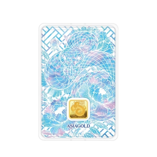 뱀 잠상 스퀘어 골드바 3.75g