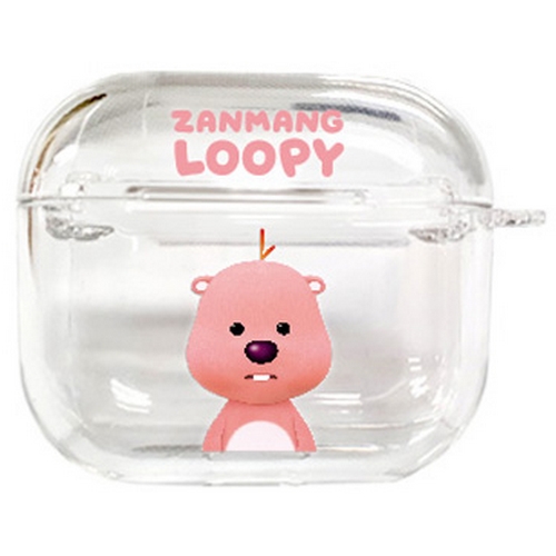  잔망루피 에어팟3 투명 하드 케이스 [정품]