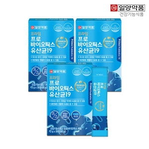 프라임 프로바이오틱스 유산균19 김치유산균 3박스 3개월분