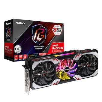 ASRock Phantom Gaming D 라데온 RX 6800 XT OC D6 16GB 디앤디컴