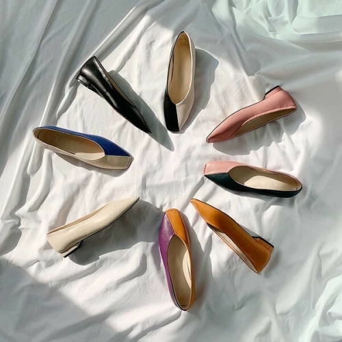 아이슈즈 컬러블럭 여성플랫 1.5굽 11288283