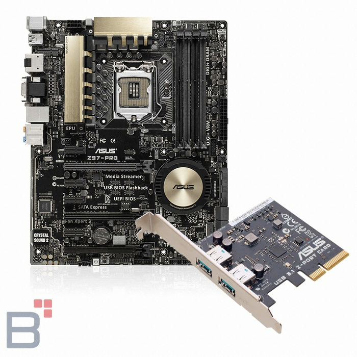 ASUS Z97-PRO + USB3.1 CARD STCOM_이미지