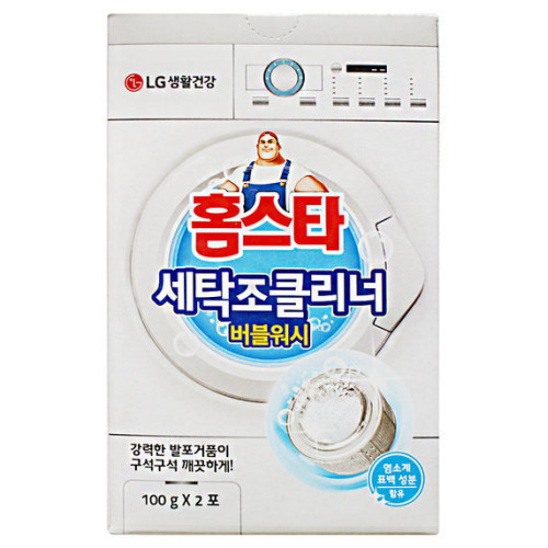 홈스타 세탁조 클리너 버블워시 100g 2개입 (3개)_이미지