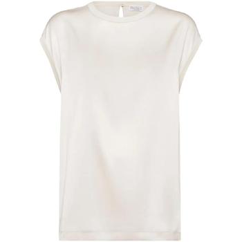 브루넬로쿠치넬리 모닐리 장식 새틴 탑 M0C59EH500C1394 T