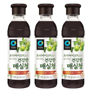 대상 청정원 건강한 매실청 650g (3개)_이미지
