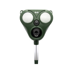 야생 동물 퇴치기 초음파 LED 경고등 조류 고라니 퇴치 1세트