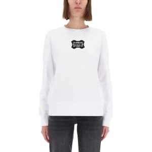 베르사체 로고 패치 크루넥 맨투맨 79HAIC04 CF00C003_이미지