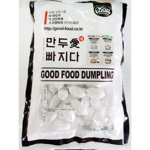 냉동 물 만두 옹심이 1000g 찜 튀김 만둣국 업소용