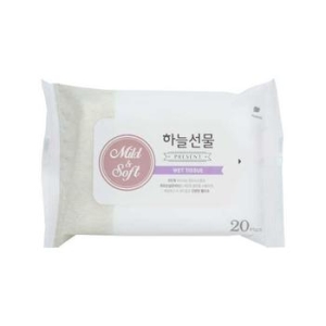 샤인 하늘선물 물티슈 리필형 20매 (15팩)_이미지
