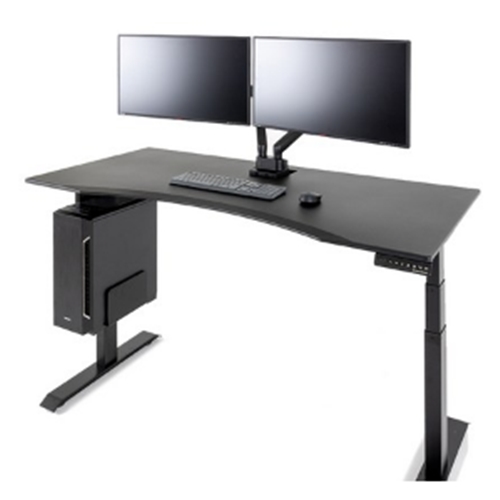 루나랩 듀얼모터 모션 높이조절 커브형 스탠딩 책상 (1520x760, 직접설치)_이미지