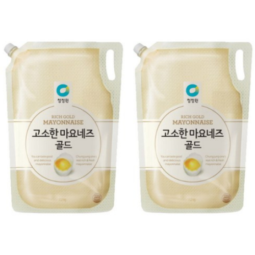 청정원 고소한 마요네즈 골드 스파우트 3.2kg (2개)_이미지