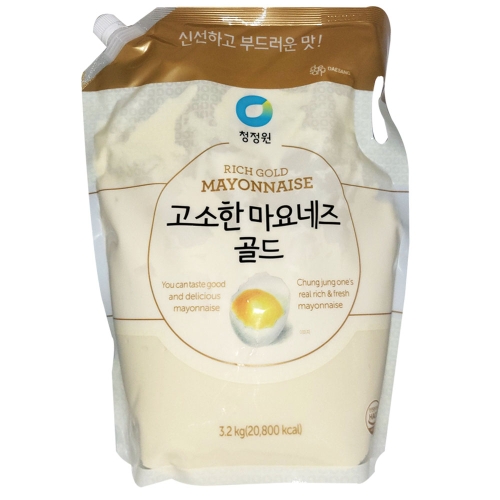 대상 청정원 고소한 마요네즈 골드 (스파우트) 3.2kg (2개)