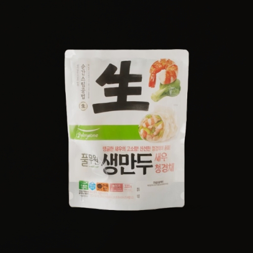 풀무원 생만두 새우청경채 320g (2개)_이미지