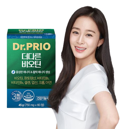 닥터프리오 더다른 비오틴 750mg 60정 (2개)_이미지